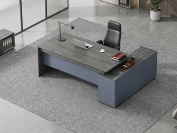 L-Shaped Executive Desks for Office Workspaces