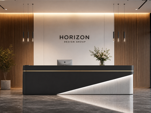 Straight Reception Desks