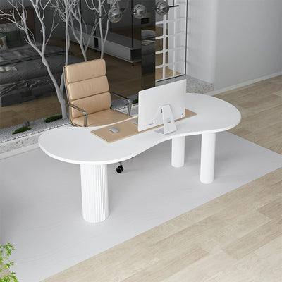 Executive Desk with Irregular Desktop in executive office setting