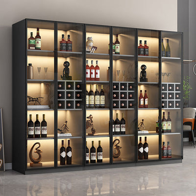 Luxury Floor-to-Ceiling Wine Storage Cabinet for Living Room