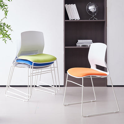 Minimalist Stackable Plastic Office Chairs for Meeting Rooms Zimasya